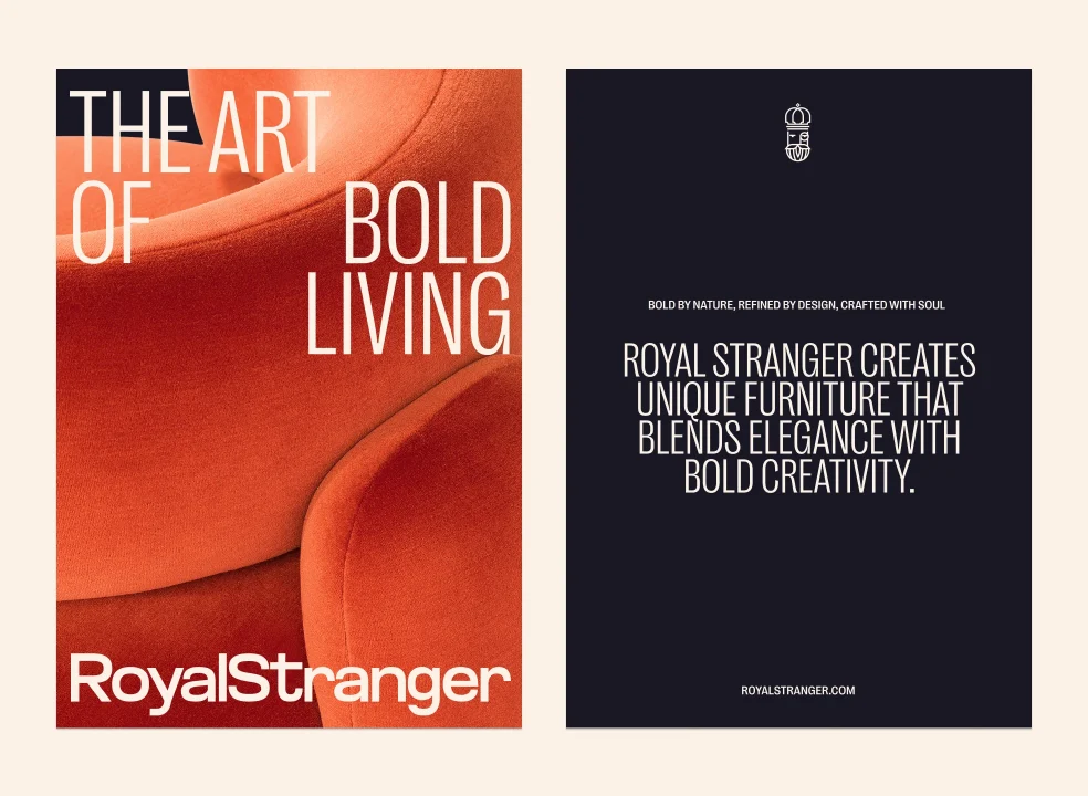 Royal Stranger typography system, Awwwards Typography Honors nominated web design by après- creative studio