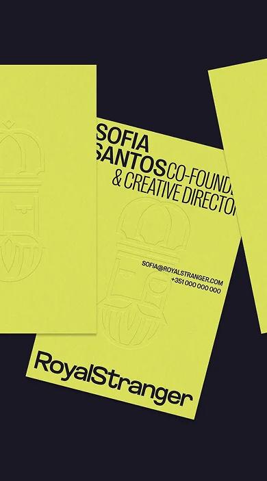 Royal Stranger typography system, Awwwards Typography Honors nominated web design by après- creative studio