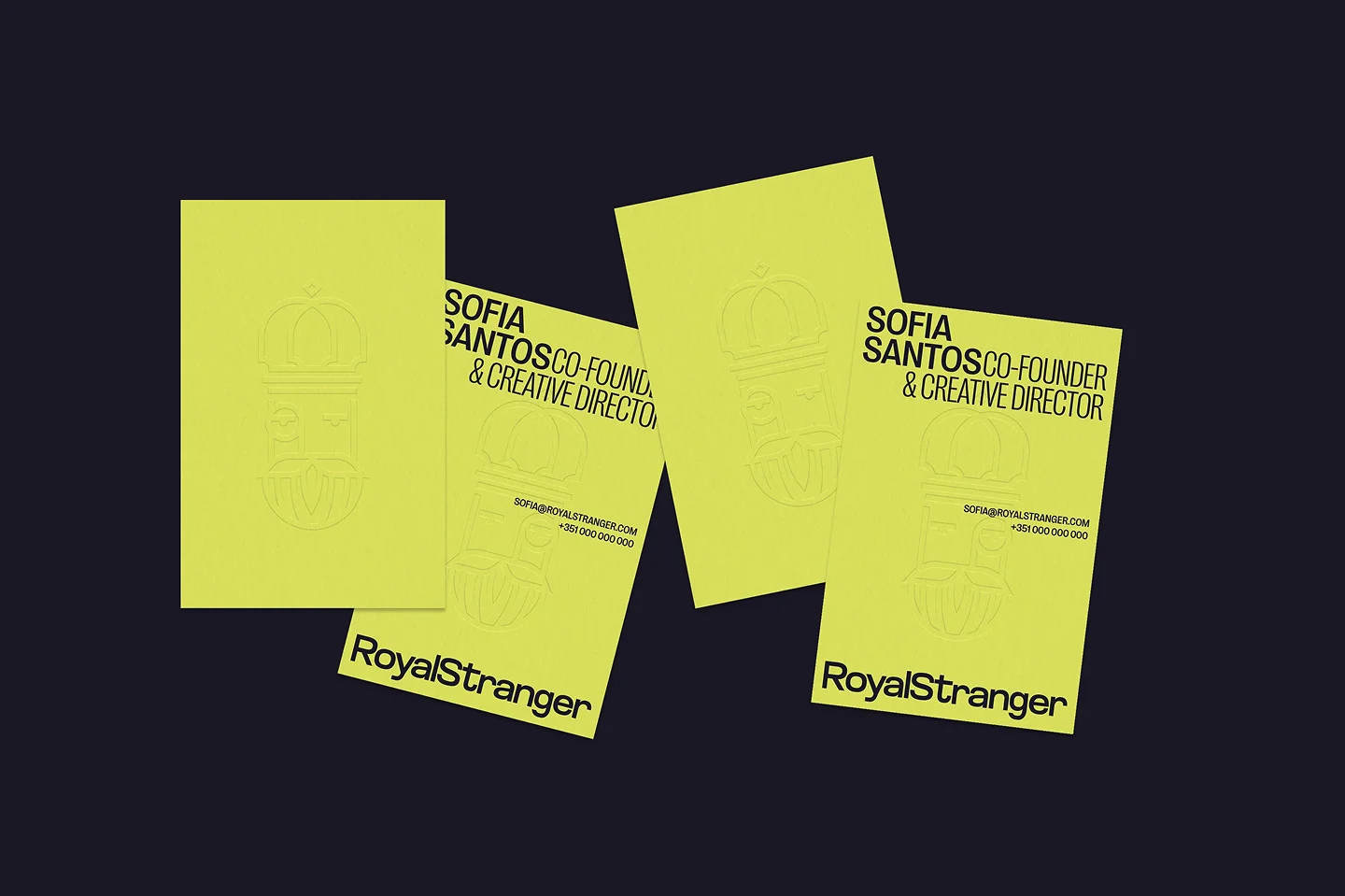 Royal Stranger typography system, Awwwards Typography Honors nominated web design by après- creative studio