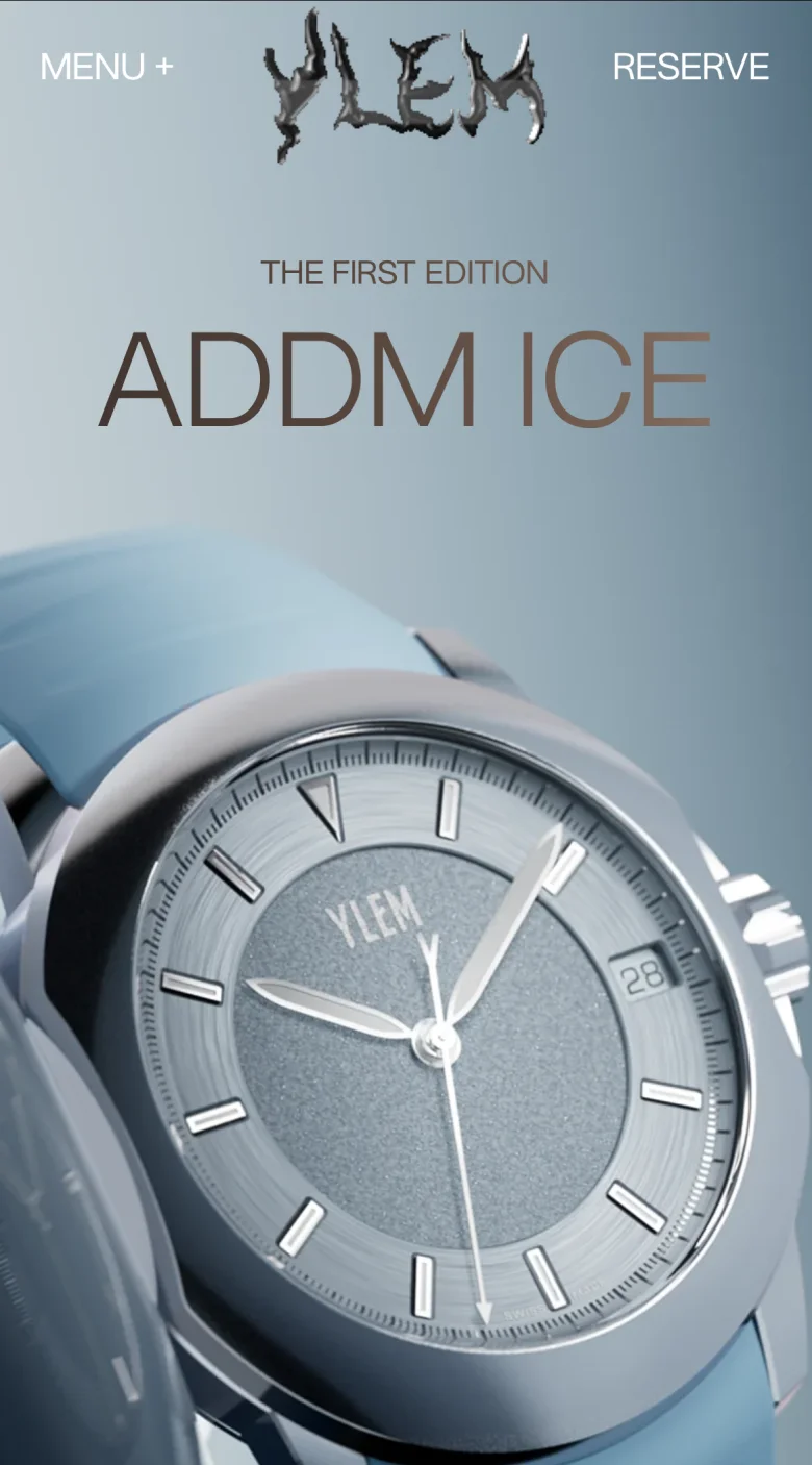 YLEM e-commerce UX design — luxury watch purchase experience by après- creative studio